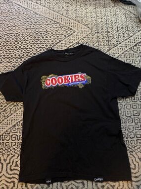 Cookies Black Logo Graphic Short Sleeve Tee